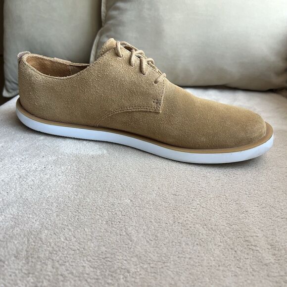 Camper Wagon Tan Brown Nubuck Leather Men EU 42 US 9 Lace Up Brogue Oxfords - Picture 2 of 16